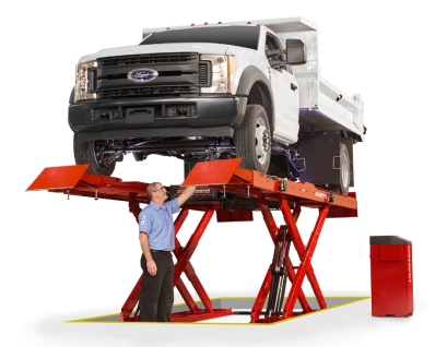 Hunter-Engineering-scissor-lifts-expanded-wheelbase