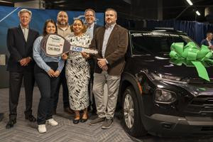 Navy Veteran Receives SUV from NABC Recycled Rides at I-CAR Conference