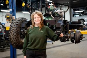 From Pre-Law to Auto Restoration: Student Revives Classic Land Rover