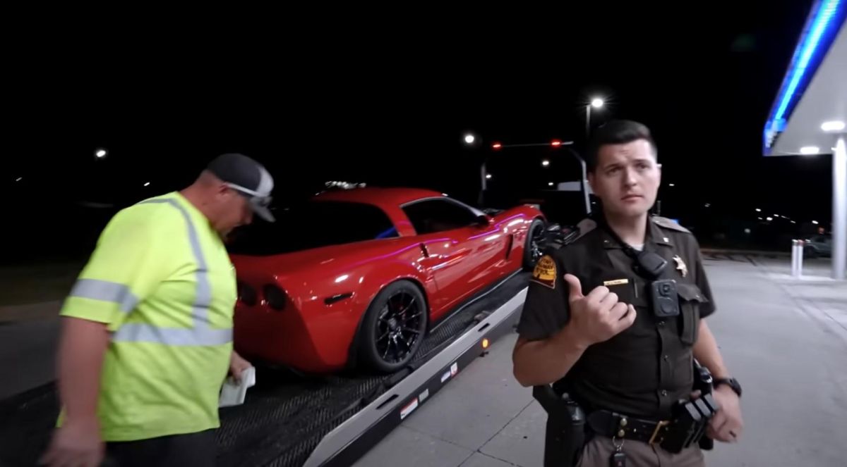 Utah YouTuber Gets His Corvette Impounded For Speeding