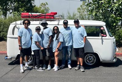 Show organizer Reggie Smith and family.